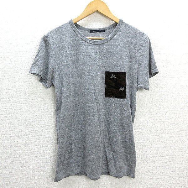 ☆☆ アーバンリサーチ/URBAN RESEARCH DOORS 迷彩ポケット クルーネックTシャツ【40】灰色グレーMENS/7_画像1