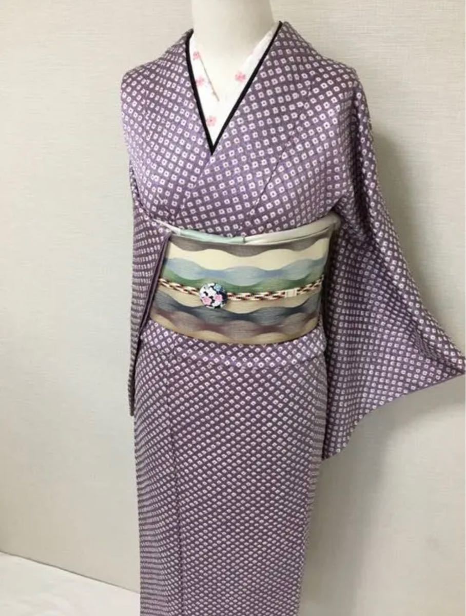 総手絞り 上品な紫色小紋 未使用(¥34,900) sindufla.org.br