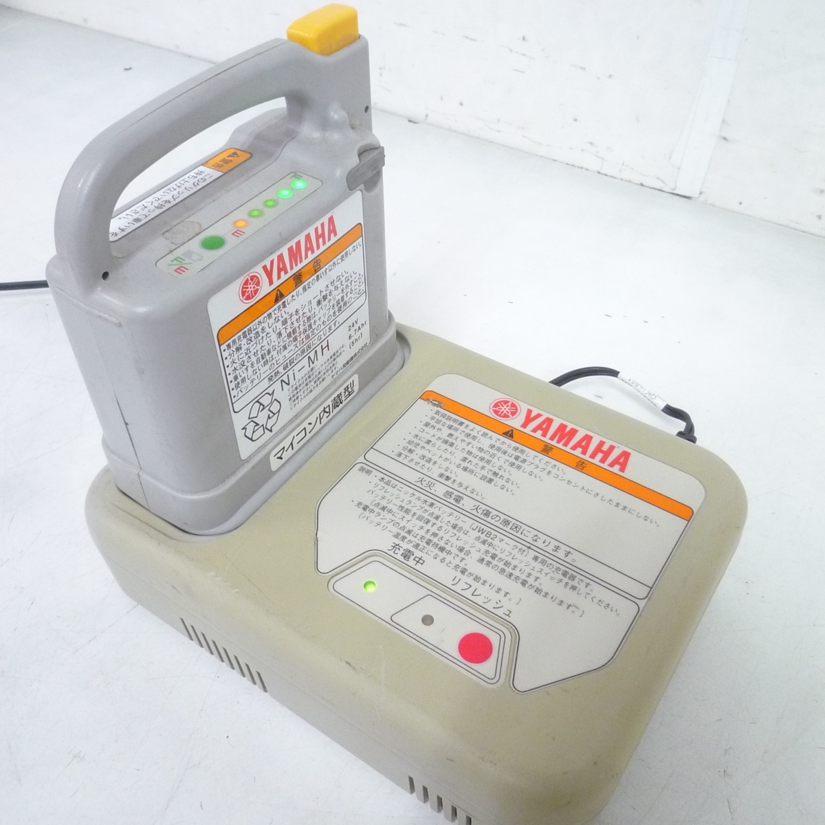 電動車椅子 バッテリー 充電器 セット ヤマハ JWB2 5点灯 JWアクティブ