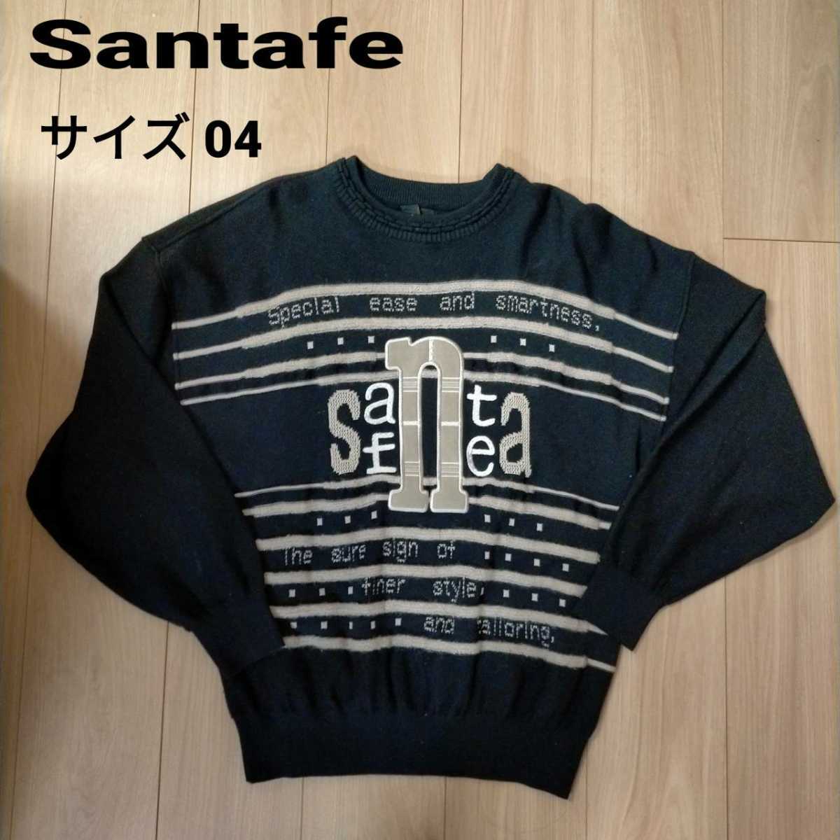 希少 美品 Santa Fe サンタフェ 90s Y2K レトロ 刺繍 デザイン 半袖