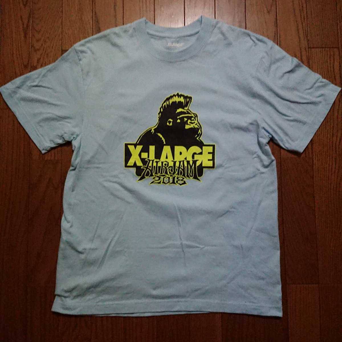 激レア 非売品 X-LARGE AIR JAM 2018 エクストララージ スタッフ 限定 コラボ staff Tシャツ エアジャム m 希少 HI-STANDARD ハイスタ