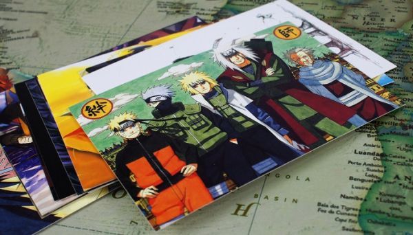 ナルト NARUTO ポスター風 ポストカード風 ハガキ風 かぶりなし コレクション ホワイトペーパーカード30枚_画像7