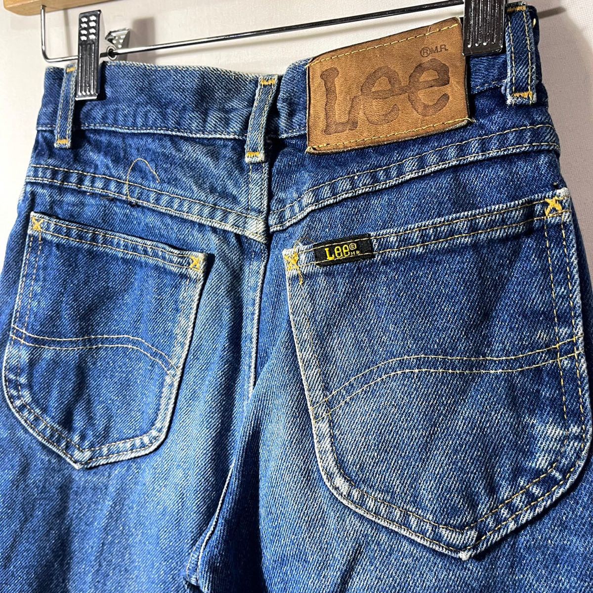 ■子供用 70s 70年代 USA製 ビンテージ Lee リー RIDERS ライダース 520-0147 SLIM スリム ストレート デニムパンツ 古着 アメカジ 12■_画像8