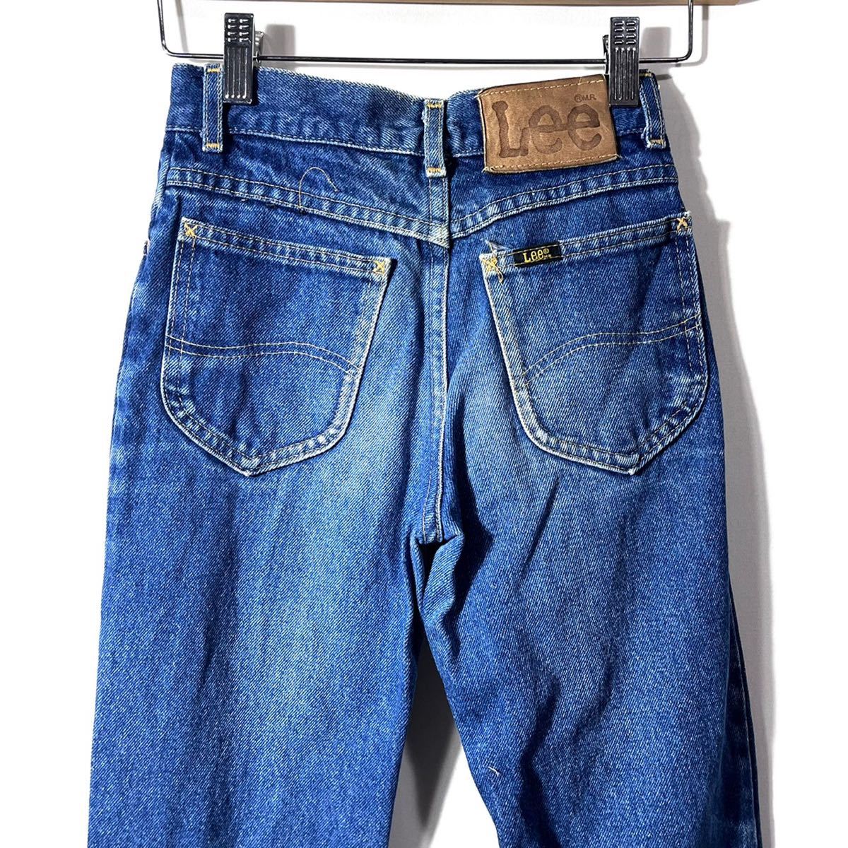 ■子供用 70s 70年代 USA製 ビンテージ Lee リー RIDERS ライダース 520-0147 SLIM スリム ストレート デニムパンツ 古着 アメカジ 12■_画像6