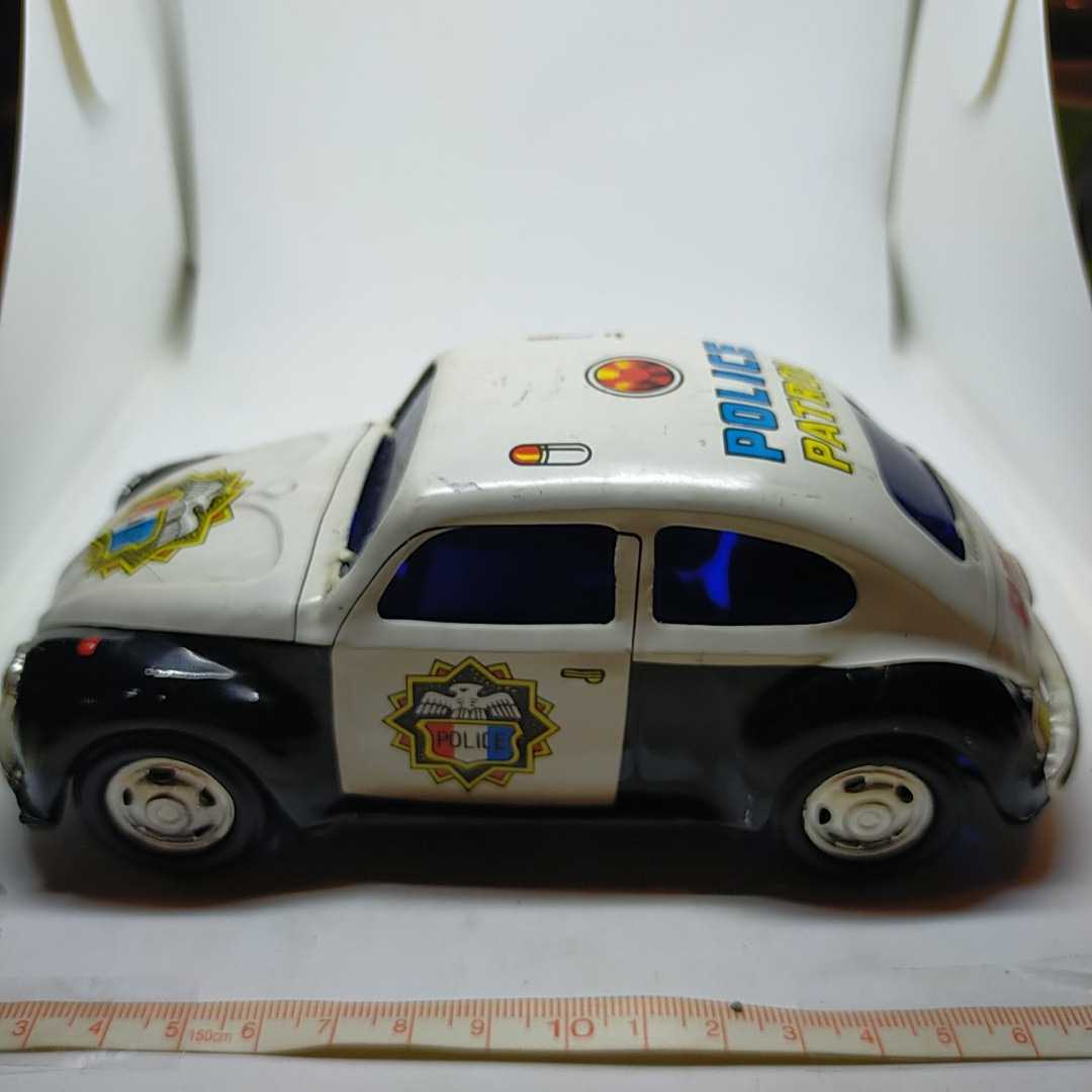 ブリキ フリクションカー VOLKSWAGEN police 高徳玩具 パトカー(自動車 