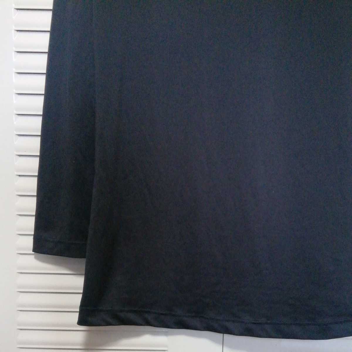 ★【古着】IGNIO(イグニオ)　長袖シャツ、モックネックシャツ(コンプレッションシャツ)　Sサイズ　黒　_画像7