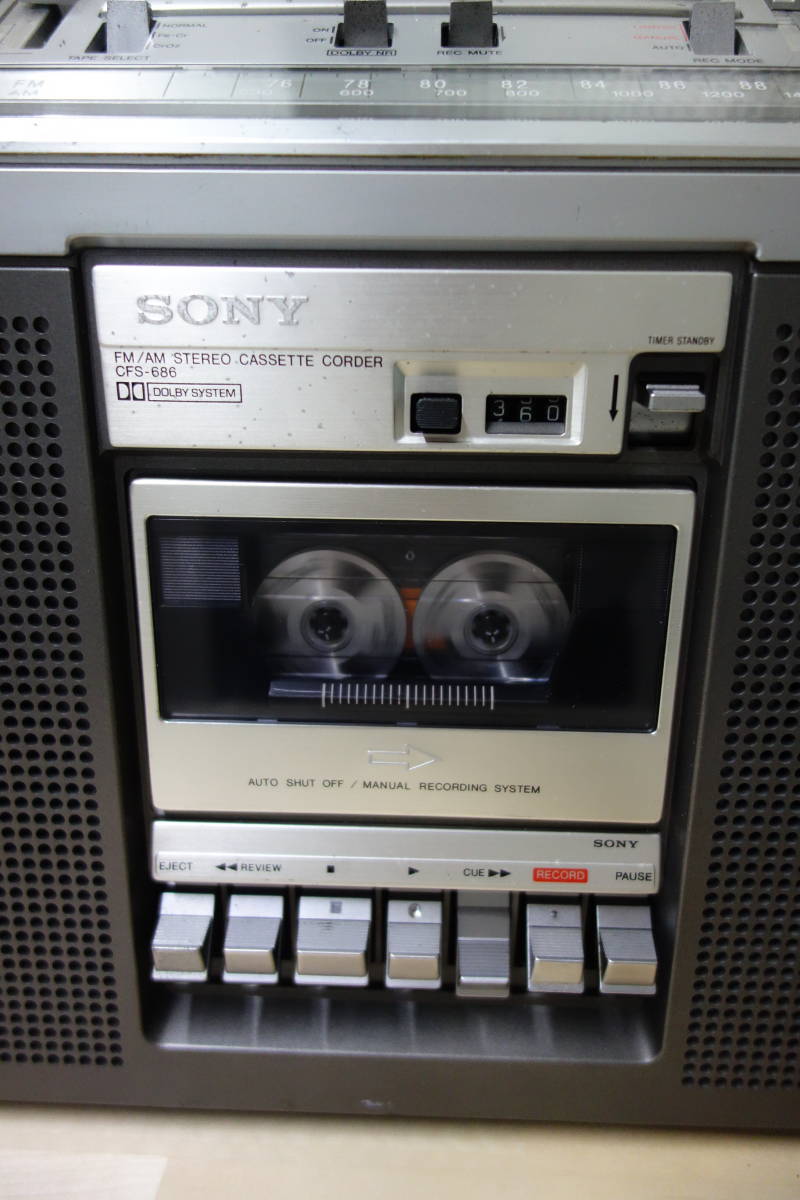 SONY CFS-686 ( 1979年 69.800-) MADE IN JAPAN 整備済 ドルビー回路 