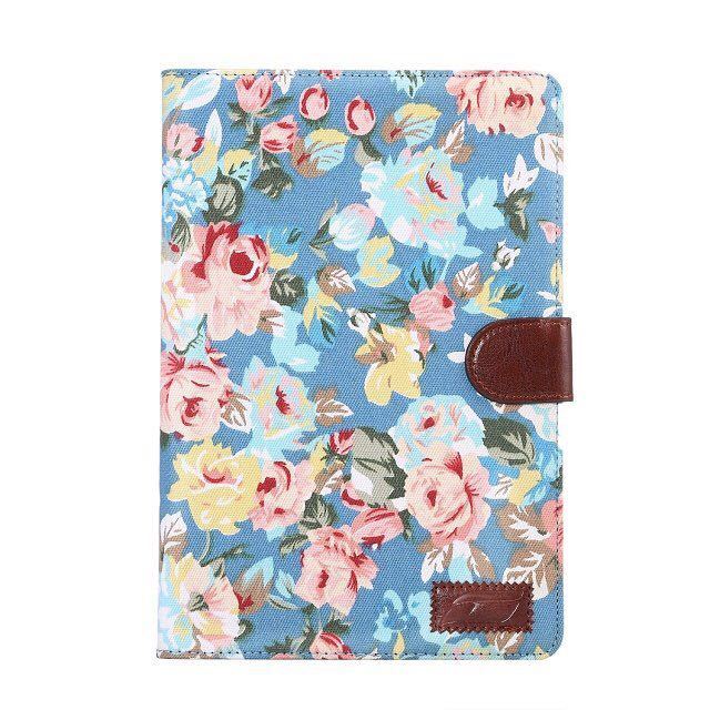 iPadケース 薔薇 iPadカバー バラ 花柄 9.7 Air1 Air2 iPad5 iPad6 10.2 iPad7 2019 iPad8 2020 iPad9 2021 収納 手帳 保護ケース 可愛い_画像2