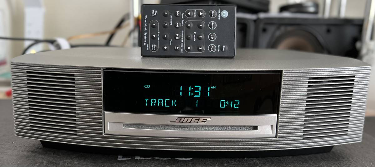 BOSE WAVE music system Ⅲ CDチューナーアンプ【新品リモコン付属(小