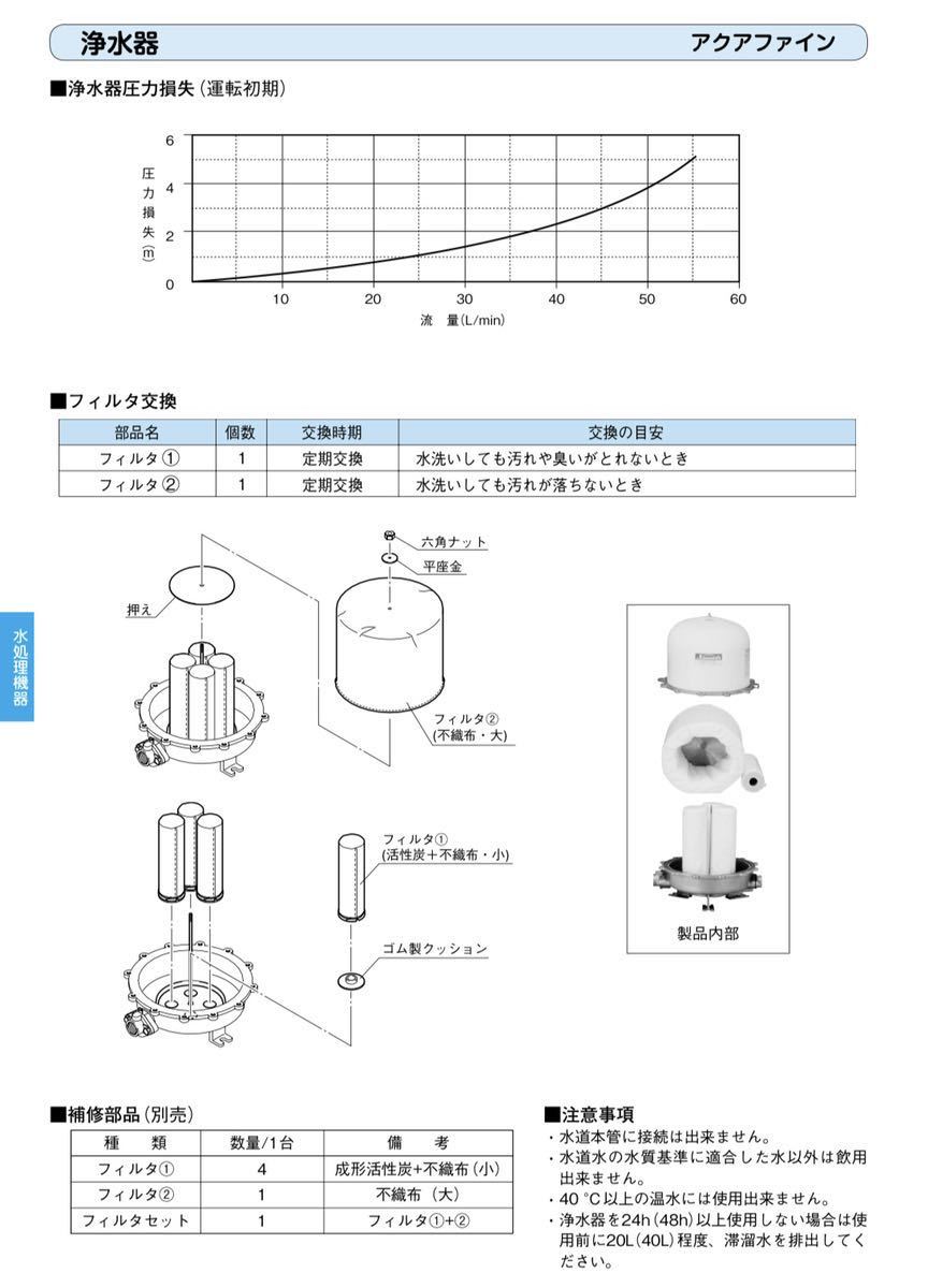 Yahoo!オークション - 川本ポンプ MRK2-25 浄水器 アクア Yahoo!オークション - 川本ポンプ MRK2-25 浄水器 アクア