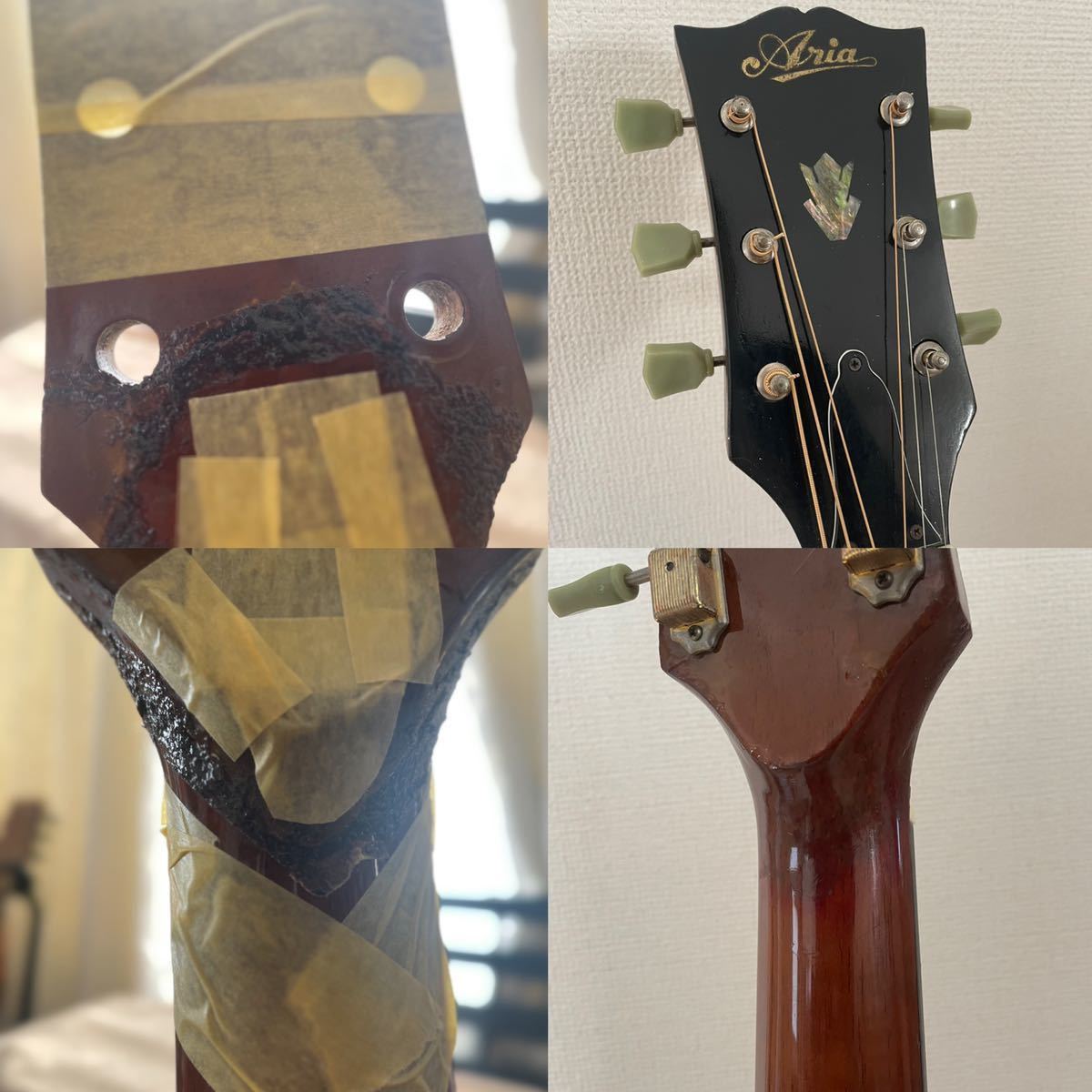 値下げ！希少‼️ARIA ジャパンビンテージギター クリーニング済み　底弦高！ 値下げ！希少‼️ARIA ジャパンビンテージギター クリーニング