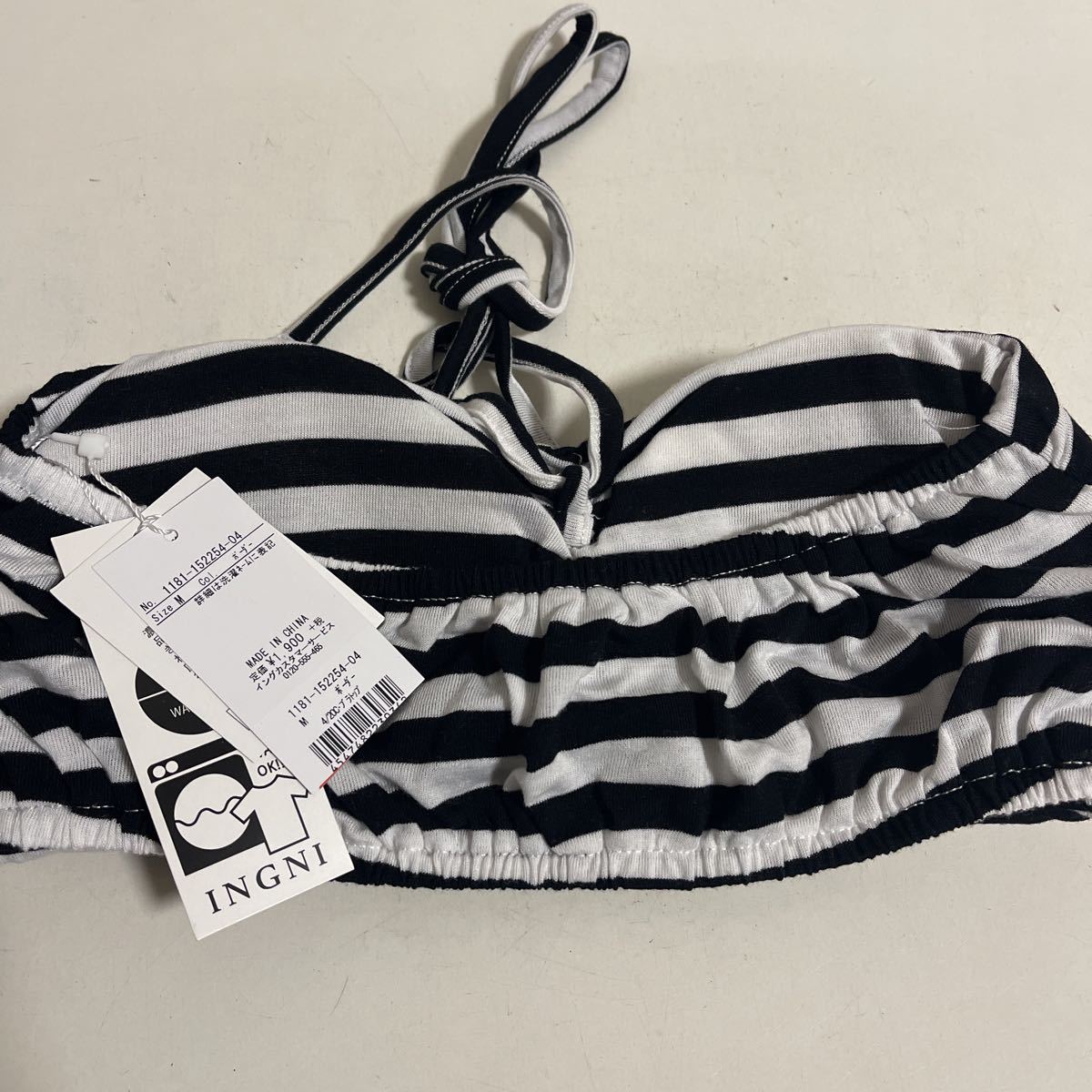 安全Shopping 新品タグ付き♡ INGNI 紐付きチューブトップ Mサイズ
