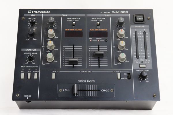 Pioneer DJM-300 動作確認済み クロスCHフェーダー交換済み Pioneer DJM-300 動作確認済み クロスCHフェーダー交換済み