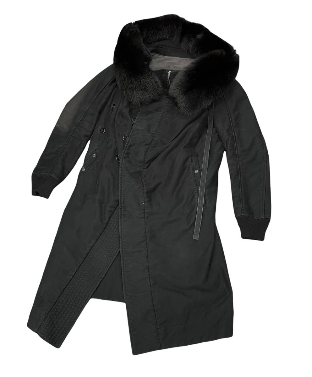 希少 国内正規 □ Rick Owens ミンクファー モッズコート フィッシュ