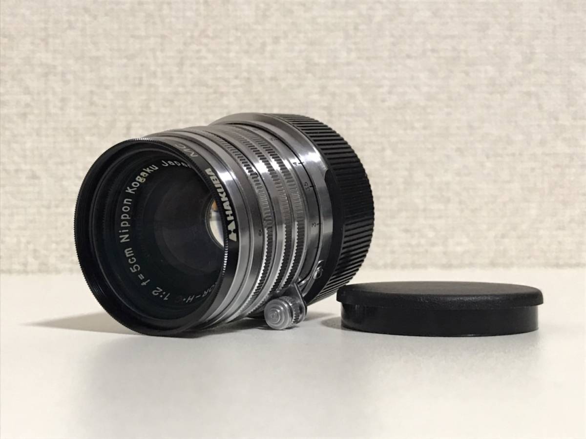 Nikon NIKKOR-H・C 5cm F2 短焦点レンズ ライカ Mマウント 短焦点