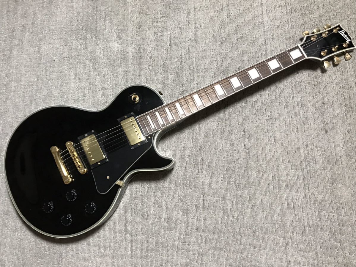 送料込み BURNY Les paul custom バーニー レスポール カスタム 中古