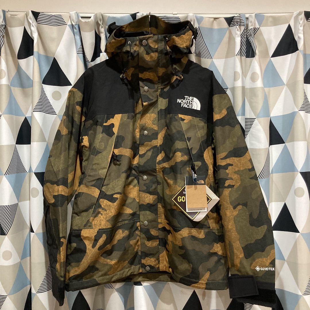 ノースフェイス マウンテンジャケット ノベルティ迷彩カモパーカー タグ付き THE NORTH FACE Mountain JACKET  GORE-TEX