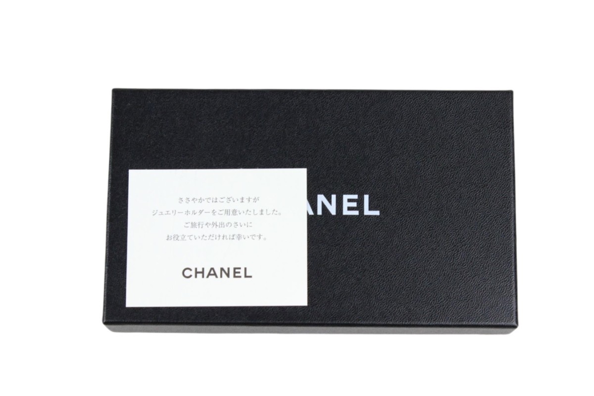 CHANEL シャネル ニュートラベルライン ポーチ ジュエリーケース 小物 ...
