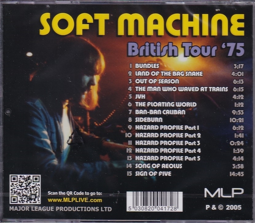 【新品CD】 SOFT MACHINE / BRITISH TOUR '75_画像2