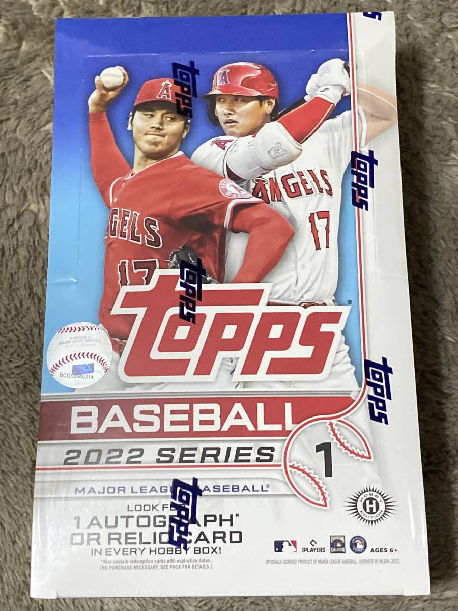 Topps 2022 series1 HOBBY シュリンク付き 未開封 BOX-