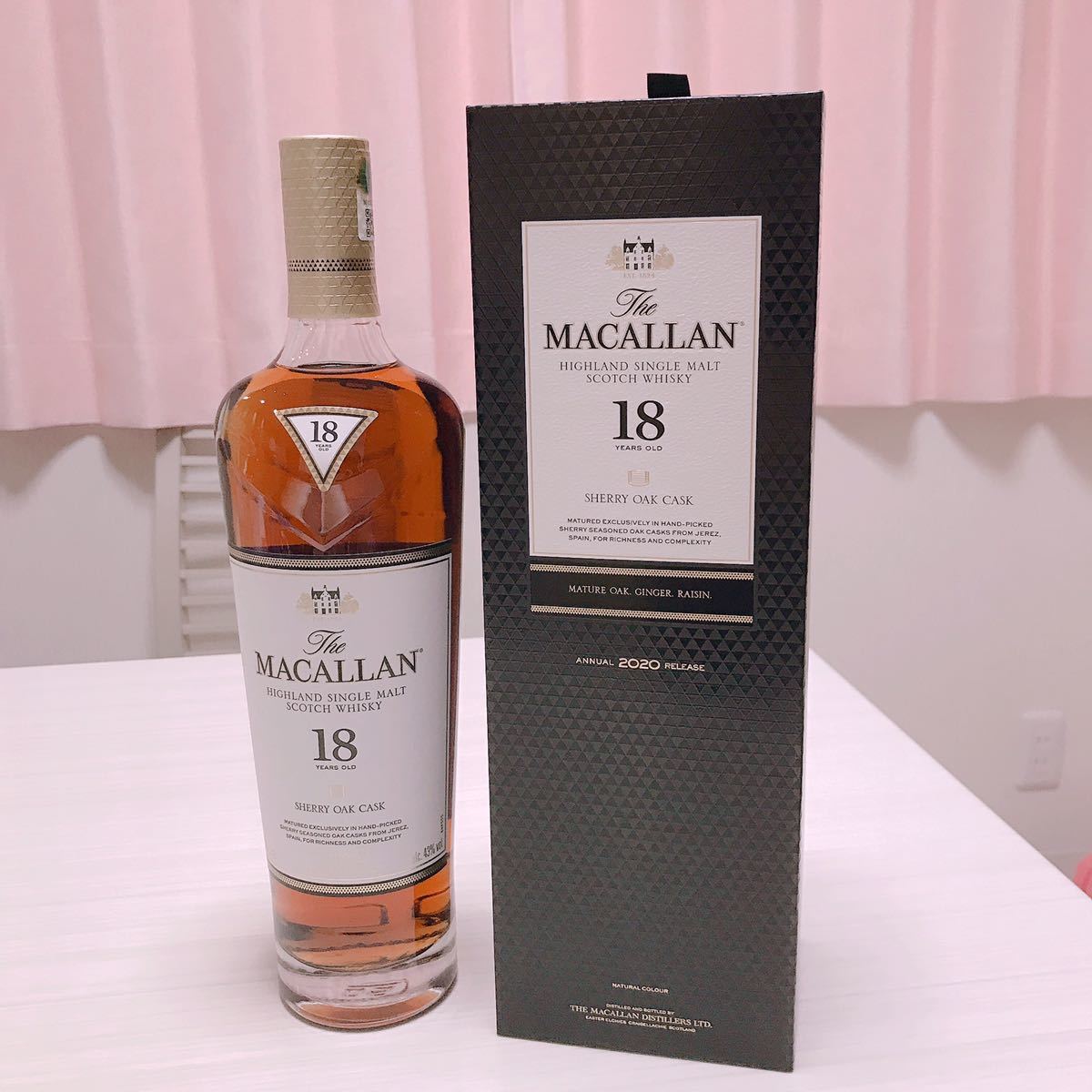 MACALLAN】マッカラン18年 2020 ザ・マッカラン 新品未開栓 シェリーオークカスク ウイスキー 700ml 43% 箱付き 