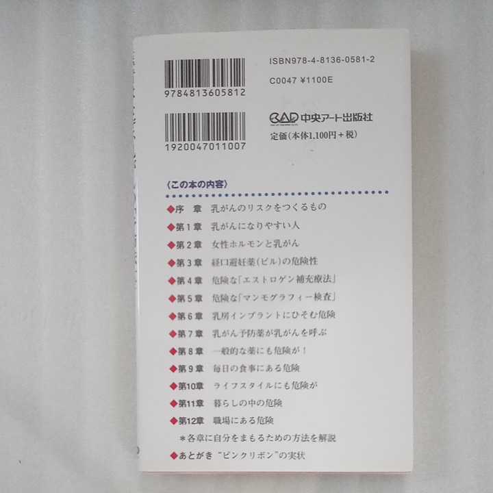 医者はなぜ、乳がんの「予防法」を教えないのか　中央アート出版社 9784813605812_画像4