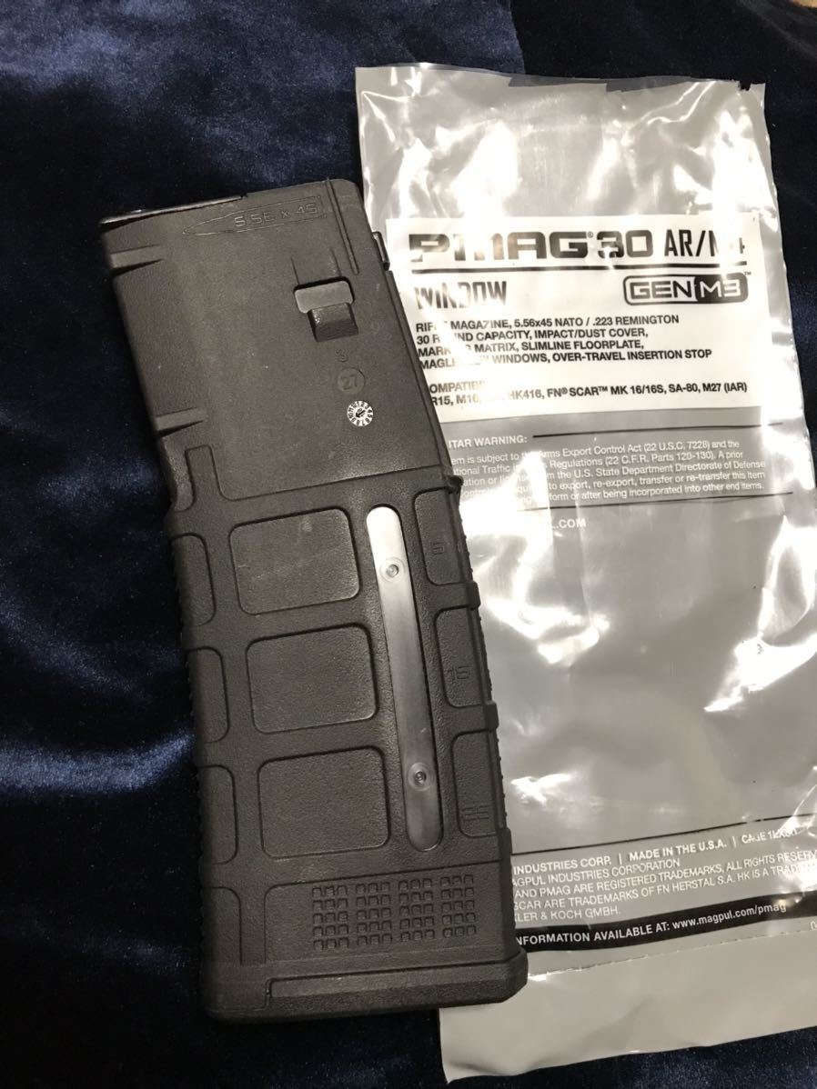 個人制作　複数手持ち有　米軍放出品　magpul マグプル　PMAG 実物外装　マルイ　次世代 HK416 SCAR M4A1 対応 マガジン　一本の金額です_画像1