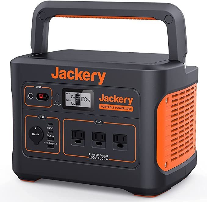 ■新品■Jackery ポータブル電源1000 ポータブルバッテリー 大容量 278400mAh/1002Wh 家庭用 アウトドア用 バックアップ電源 PSE認証済