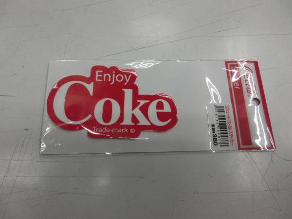 コカコーラ CC-BA ステッカー Enjoy Coke ポップ_画像1