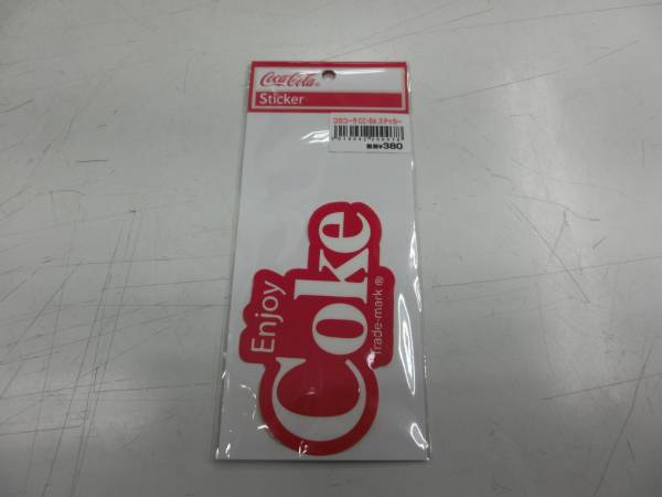 コカコーラ CC-BA ステッカー Enjoy Coke ポップ_画像3