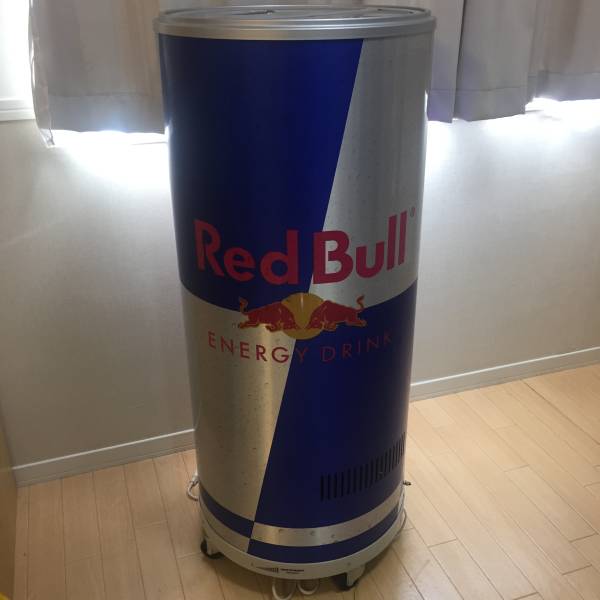  beautiful goods operation excellent rare not for sale Red Bull REDBULL energy drink .... for family power supply refrigeration showcase refrigerator Novelty enterprise Logo .. for 