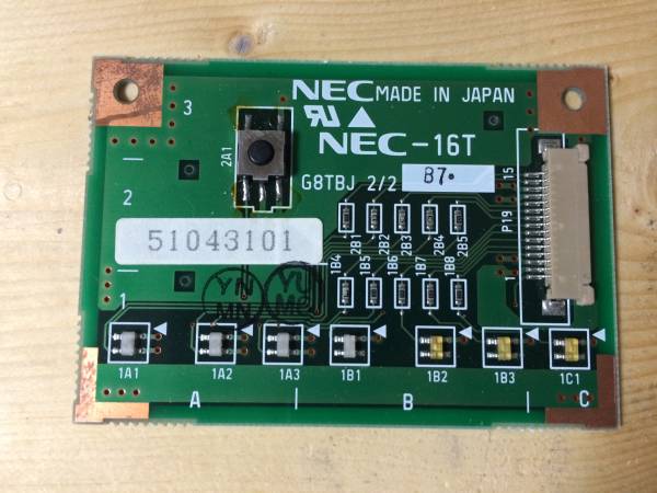 A2811)NEC 98NOTE PC-9821Nm correspondence power supply switch basis board present condition goods 