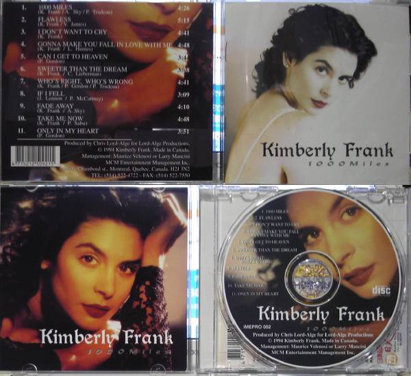 KIMBERLY FRANK & 1000 MILES & DEEP KISS (2CD)_画像2