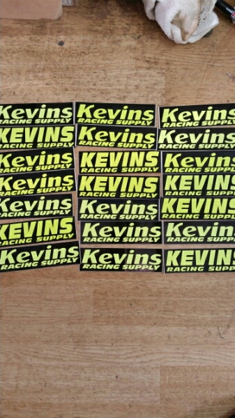 KEVINS RACING SUPPLY ステッーセット4_画像1