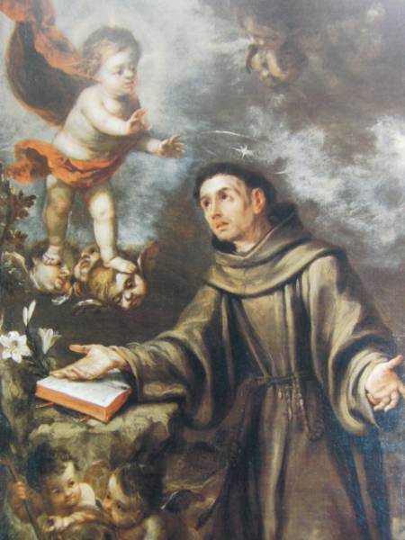 フアン・バルデース・レアール、パドワの聖アントニウスと幼な子キリスト、新品額装付、画集画、状態良好