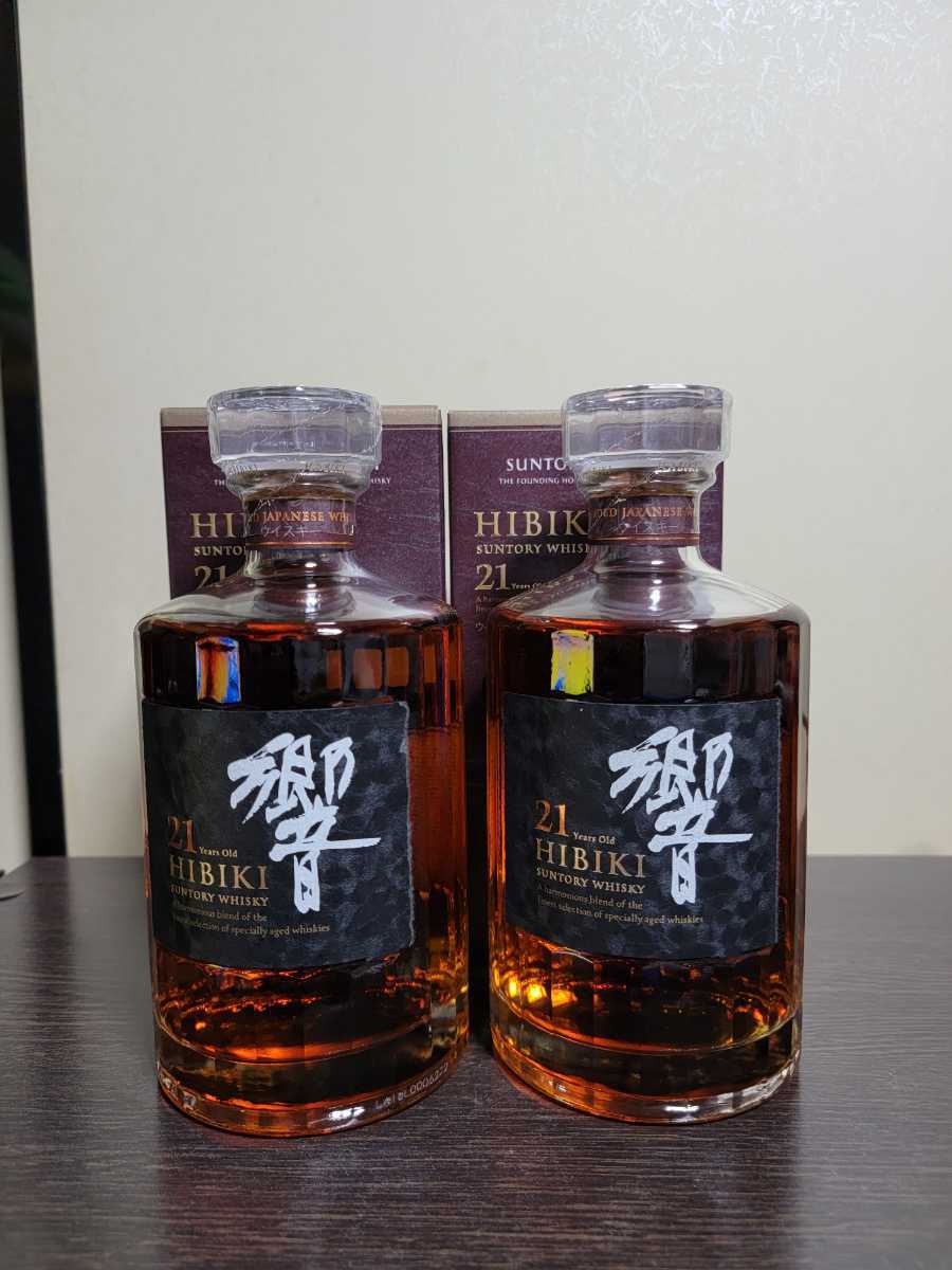 サントリー響21年 2本セット SUNTORY 箱付き 響21年 700ml 新品未開封