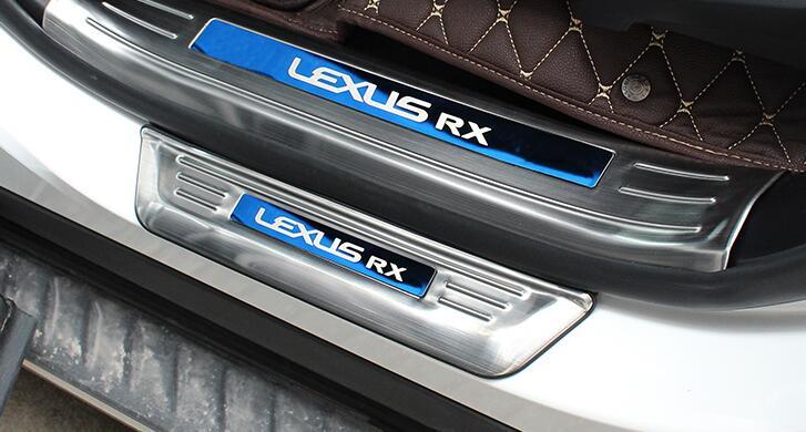 新品 レクサス新型RX200t 450h 300　専用ステップガーニッシュ　ステンレス 8pセット 3色可選_画像6
