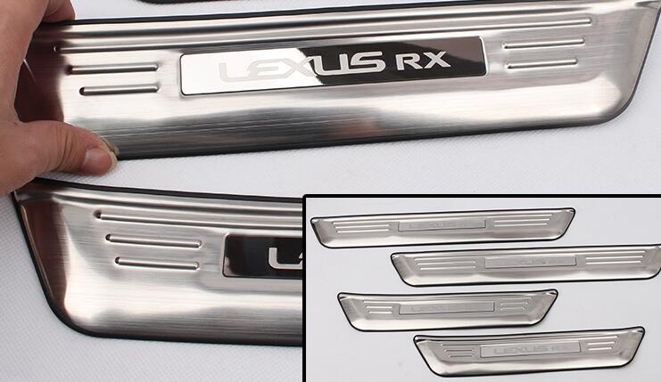 新品 レクサス新型RX200t 450h 300　専用ステップガーニッシュ　ステンレス 8pセット 3色可選_画像4