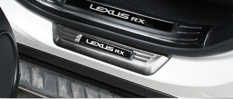 新品 レクサス新型RX200t 450h 300　専用ステップガーニッシュ　ステンレス 8pセット 3色可選_画像2