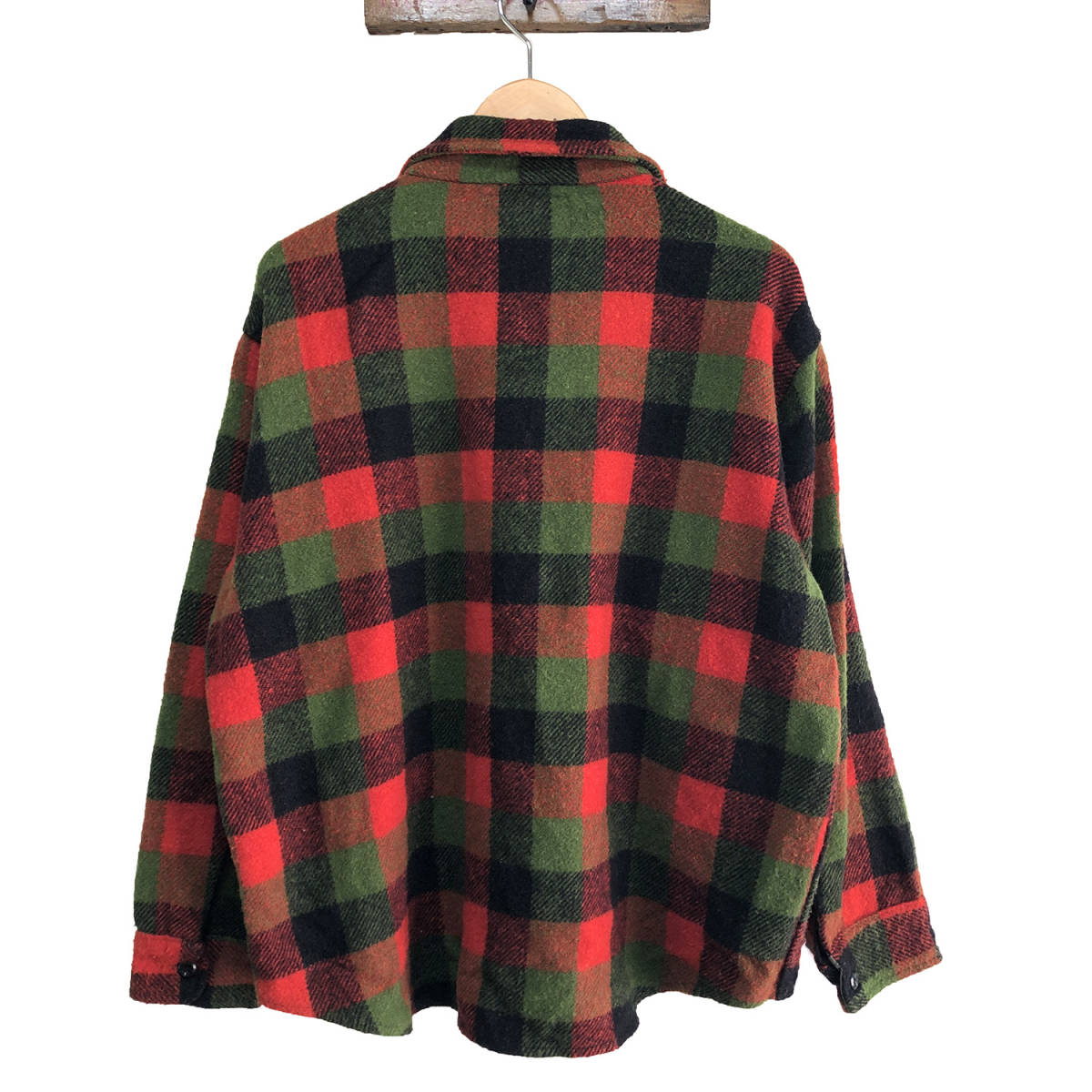 60S 70S Melton メルトン ヴィンテージ ウールシャツ CPOシャツ ブロックチェック メンズM相当 アメカジ アメリカ古着 BG0258 60S 70S Melton メルトン ヴィンテージ ウールシャツ CPOシャツ ブロックチェック メンズM相当 アメカジ アメリカ古着 BG0258