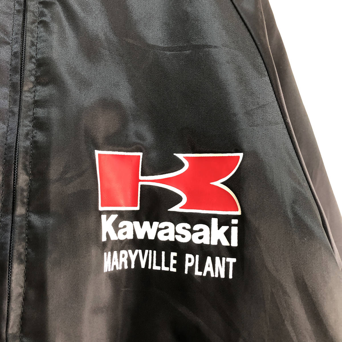 80S USA製 ヴィンテージ Kawasaki カワサキモータース レーシング 中綿