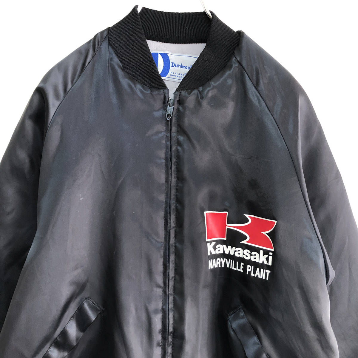 80S USA製 ヴィンテージ Kawasaki カワサキモータース レーシング 中綿