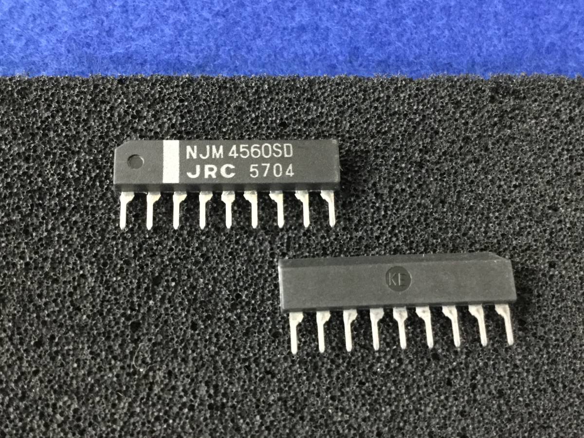 NJM4560SD【即決即送】JRC デュアルオペアンプ IC 4560SD [113TrK/274797M] JRC Dual Op. Amplifier 2個セット_画像1