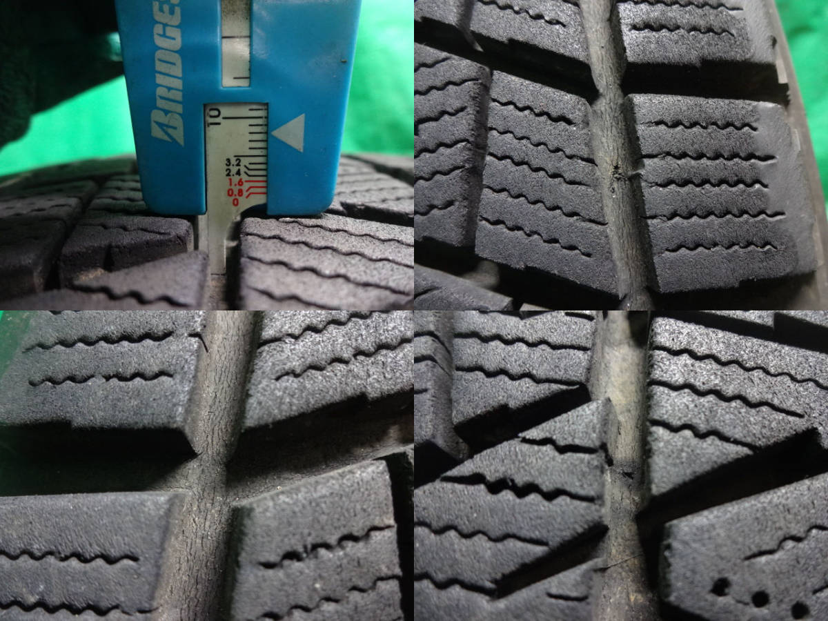 225/65R17●ブリヂストン ブリザック BS BRIDGESTONE BLIZZAK DM-V1 中古冬タイヤ4本●ネ94_③の残り溝、ひび