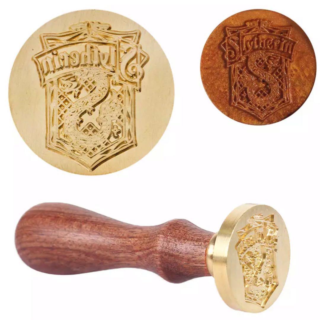 【匿名配送&補償付き】ハリーポッター シーリングスタンプ スリザリンデザイン / Harry Potter Slytherin designed Sealing Stamp _画像1