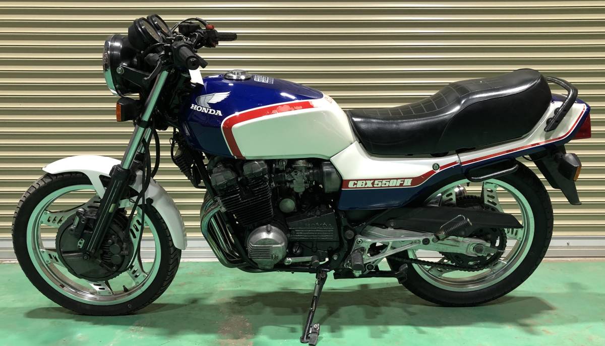 真夏の100万売切 CBX550F 書類付 車検令和7年1月 青白1型 ノーマル CBX400F_画像3