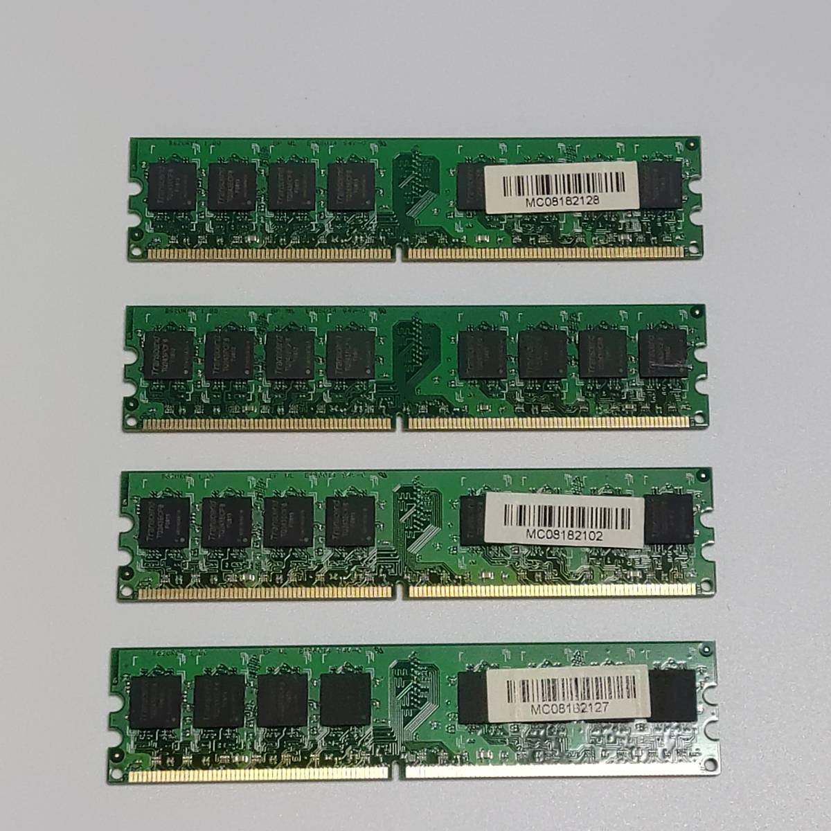 Transcend　トランセンド　メモリ　2GB　DDR2 800 DIMM CL5　4枚　送料無料　匿名配送_画像4