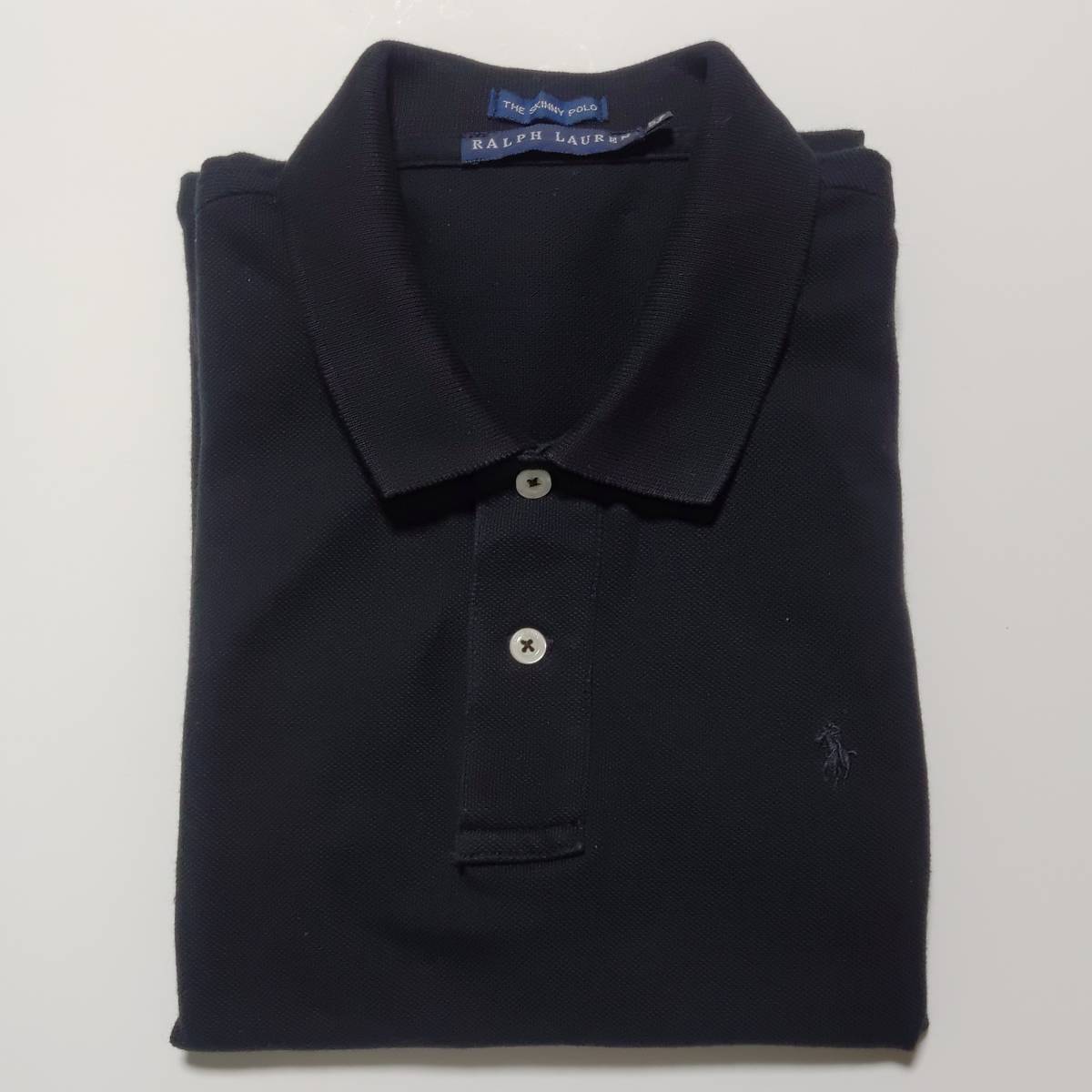 RALPH LAUREN　THE SKINNY POLO　ポロシャツ　ノースリーブ　綿100％　ブラック　黒　株式会社インパクト21　ラルフローレン　送料無料_画像6