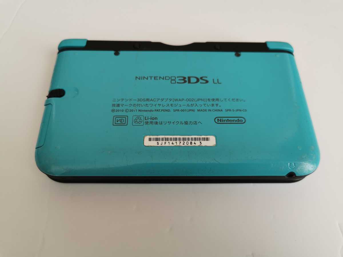 最新デザインの Ll 3ds ターコイズ ブラック 外装交換 任天堂 ニンテンドー Nintendo 本体 ニンテンドー3dsll本体 Hlt No