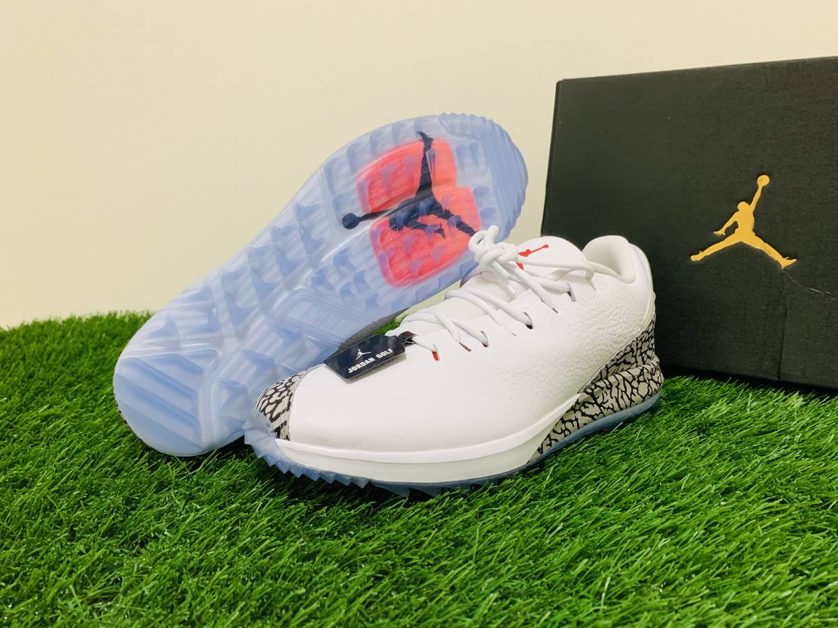送料無料[26cm]Nike Air Jordan ADG Golf Shoes White Cement US8 AR7995-100 ナイキ エア  ジョーダン ゴルフシューズ